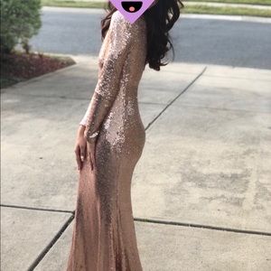 Formal Rose Gold Dress